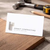 Modern General Contractor Logo 名刺