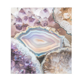 Modern Geode Crystal Art | Photo Notepad ノートパッド