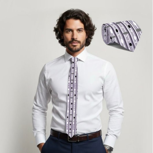 Modern geometric ネクタイ