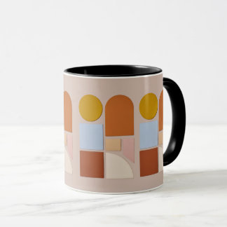 Modern Geometric Abstract Coffee Mug マグカップ