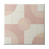 Modern Geometric Abstract Pat#10 Rose Gold ID1192 タイル (正面)