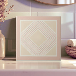 Modern Geometric Abstract Pat#11 Rose Gold ID1192 タイル