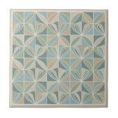 Modern Geometric Abstract Pat#19 ID1192 タイル (正面)