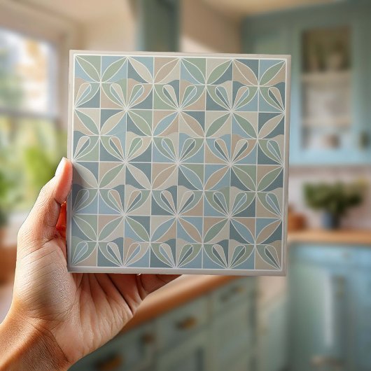 Modern Geometric Abstract Pat#19 ID1192 タイル