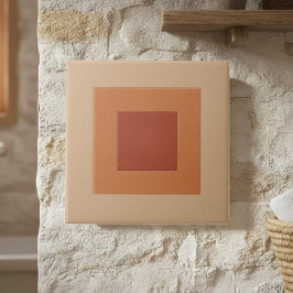 Modern Geometric Abstract Pat#6 Warm Colors ID1192 タイル