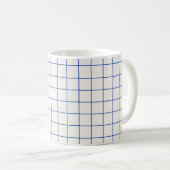 Modern geometric abstract pattern design with simp コーヒーマグカップ (正面右)