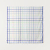 Modern geometric abstract pattern design with simp タペストリー (正面)