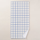 Modern geometric abstract pattern design with simp バスタオル (バスタオル)
