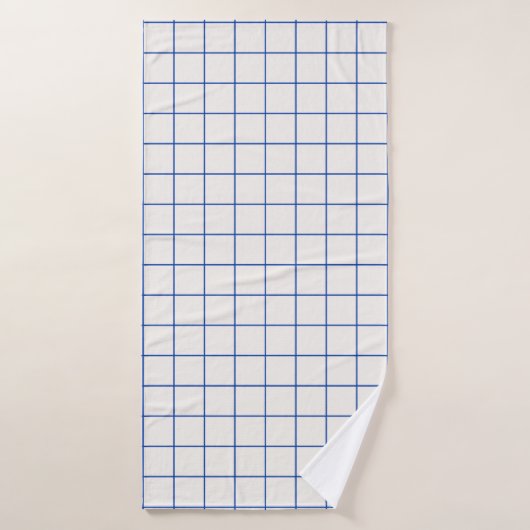 Modern geometric abstract pattern design with simp バスタオル (バスタオル)