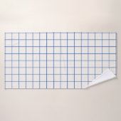 Modern geometric abstract pattern design with simp バスタオル (バスタオル)