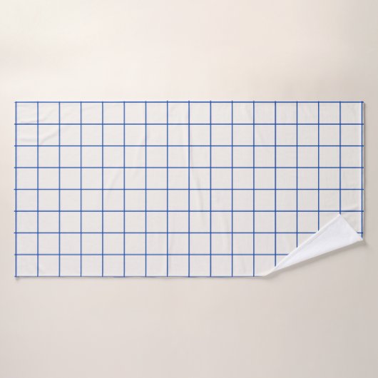 Modern geometric abstract pattern design with simp バスタオル (バスタオル)