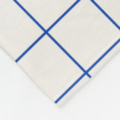 Modern geometric abstract pattern design with simp フリースブランケット (角)