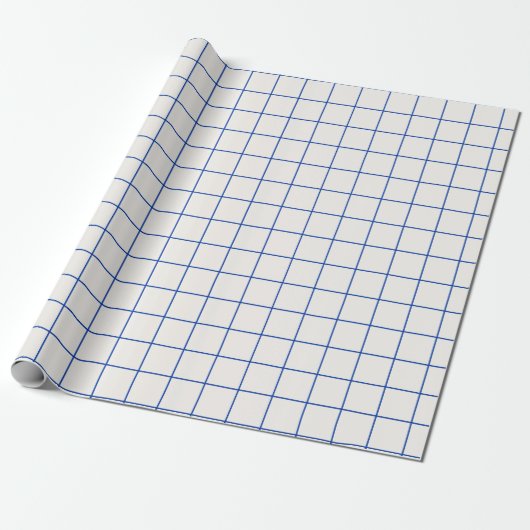 Modern geometric abstract pattern design with simp ラッピングペーパー (アンロールド)