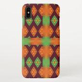 Modern Geometric Abstract Pattern iPhone 17 Pro Ma iPhoneケース (裏面)