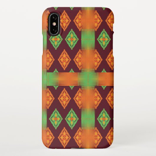 Modern Geometric Abstract Pattern iPhone 17 Pro Ma iPhoneケース (裏面)