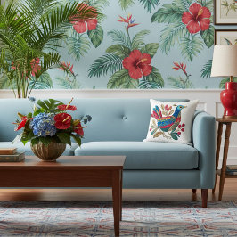 Modern geometric animal art abstract colorful クッション