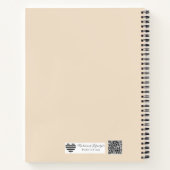 Modern Geometric Arch | Minimalist Wedding ノートブック (裏面)