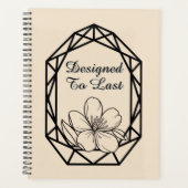 Modern Geometric Arch | Minimalist Wedding プランナー手帳 (正面)