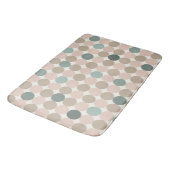 Modern Geometric Bath Mat for Everyday Bathrooms バスマット (アングル)