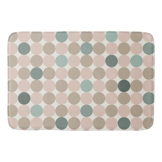 Modern Geometric Bath Mat for Everyday Bathrooms バスマット (正面)