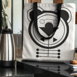 Modern Geometric Dragon Zodiac トートバッグ