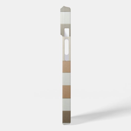 Modern Geometric Earth Tones Tile Pattern - Minima Case-Mate iPhoneケース (裏面 / 左)