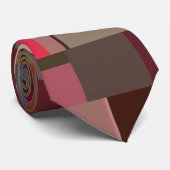 Modern Geometric Fabric Design ネクタイ (ロール)