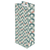Modern Geometric Gift Bag for Quilters ワインギフトバッグ (裏面アングル)