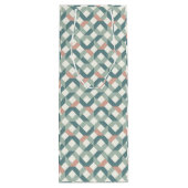 Modern Geometric Gift Bag for Quilters ワインギフトバッグ (裏面)