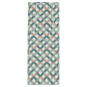 Modern Geometric Gift Bag for Quilters ワインギフトバッグ (正面)