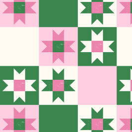 Modern Geometric Gift Wrapping Paper – Pink & Gree ラッピングペーパー