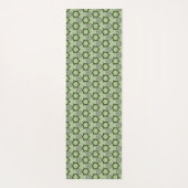 Modern Geometric Green Yoga Mat ヨガマット (裏面)