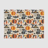 Modern Geometric Halloween 薄葉紙 (正面)