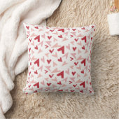 Modern Geometric Heart Throw Pillow クッション (ブランケット)