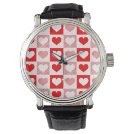 Modern Geometric Hearts Wrist Watch 腕時計