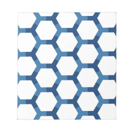 Modern Geometric Hexagon Pattern ノートパッド