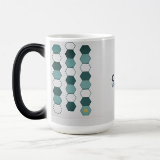 Modern Geometric Hexagon Pattern Mug モーフィングマグカップ