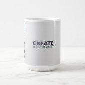 Modern Geometric Hexagon Pattern Mug モーフィングマグカップ (中央)