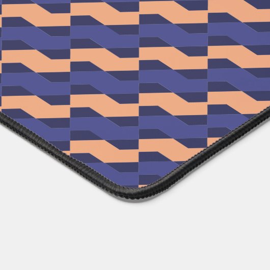 Modern Geometric Interlocking Pattern  デスクマット (コーナー)