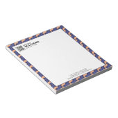 Modern Geometric Interlocking Pattern  ノートパッド (アングル)