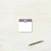 Modern Geometric Interlocking Pattern  ポストイット (デスク上)