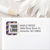 Modern Geometric Interlocking Pattern  ラベル (インサイチュ)