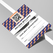 Modern Geometric Interlocking Pattern  予約カード