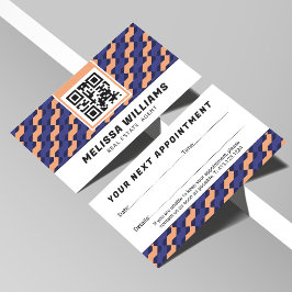 Modern Geometric Interlocking Pattern  予約カード