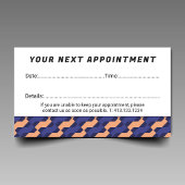 Modern Geometric Interlocking Pattern  予約カード