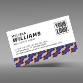 Modern Geometric Interlocking Pattern  名刺