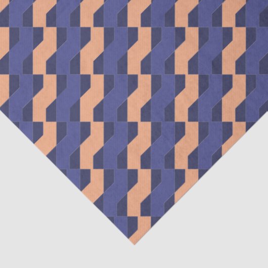 Modern Geometric Interlocking Pattern  薄葉紙 (詳細)