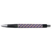 Modern Geometric Interlocking Pattern Custom Pen ボールペン (正面)