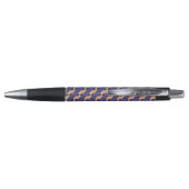 Modern Geometric Interlocking Pattern Custom Pen ボールペン (裏面)