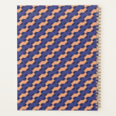 Modern Geometric Interlocking Pattern Daily  プランナー手帳 (裏面)